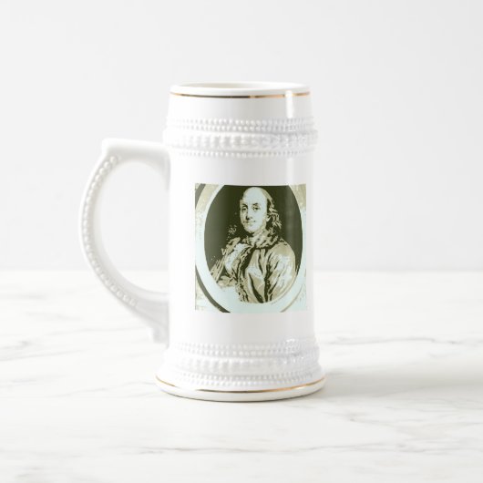 Benjamin Franklin Bierglas (Links)