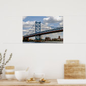 Benjamin-Franklin-Brücke, Philadelphia, PA Poster (Küche)