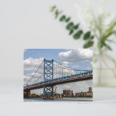 Benjamin-Franklin-Brücke, Philadelphia, PA Postkarte (Stehend Vorderseite)