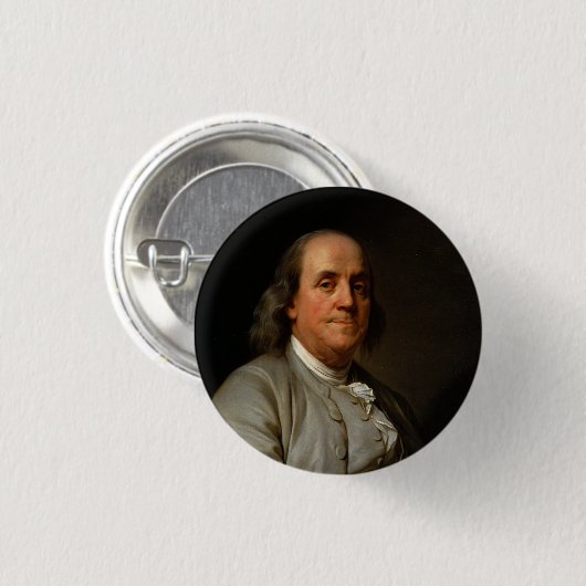 BENJAMIN FRANKLIN BUTTON (Vorne & Hinten)