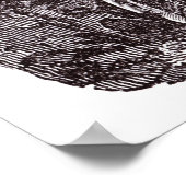 Benjamin Franklin  Conducts his Kite Experiment Poster (Ecke)