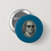 Benjamin Franklin Der Benjamin Es dreht sich alles Button (Vorne & Hinten)