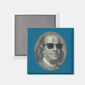 Benjamin Franklin Der Benjamin Es dreht sich alles Magnet (Vorderseite/Rückseite)