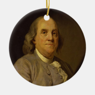 Benjamin Franklin durch Joseph-Siffred Duplessis Keramikornament