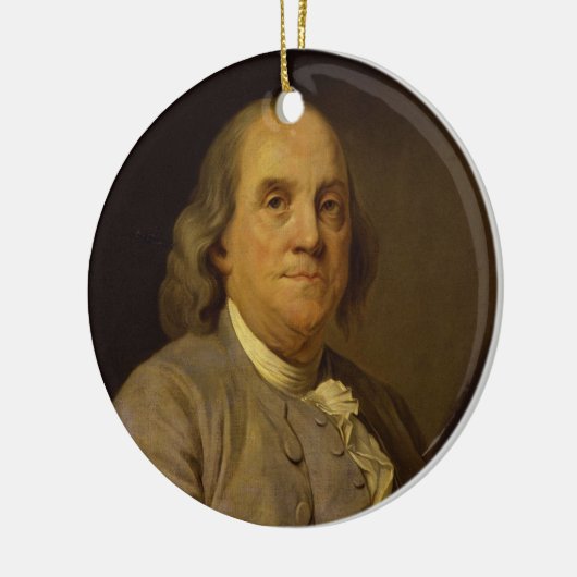 Benjamin Franklin durch Joseph-Siffred Duplessis Keramikornament (Links)