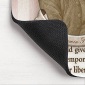 Benjamin Franklin - Freiheit Mousepad (Ecke)
