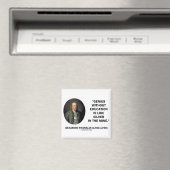 Benjamin Franklin Genius ohne Bildung Zitat Magnet (In Situ (Geschirrspüler))