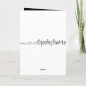 Benjamin Franklin Happy Birthday Karte (Rückseite)