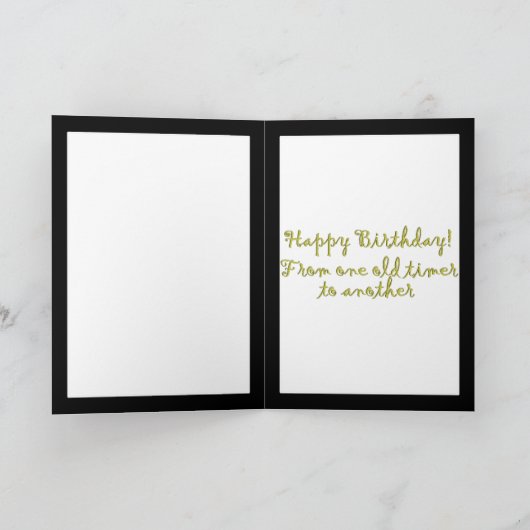 Benjamin Franklin Happy Birthday Karte (Innenseite)