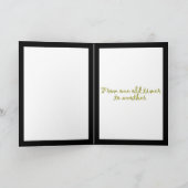 Benjamin Franklin Happy Birthday Karte (Innenseite)