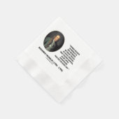 Benjamin Franklin Human Felicity Vorteile Zitat Serviette (Ecke)