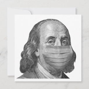 Benjamin Franklin in Maske