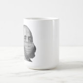 Benjamin Franklin in Maske Kaffeetasse (Mittel)