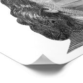 Benjamin Franklin in Maske Poster (Ecke)