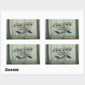 Benjamin Franklin Inspirational Zitat "Vorbereitun Rechteckiger Aufkleber (Blatt)