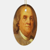 Benjamin Franklin Keramik Ornament (Rechts)