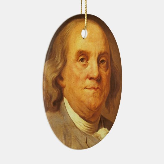 Benjamin Franklin Keramik Ornament (Rechts)