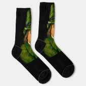 Benjamin Franklin Klee St. Patrick's Day Socken (Rechts)