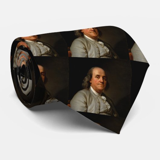 BENJAMIN FRANKLIN KRAWATTE (Gerollt)
