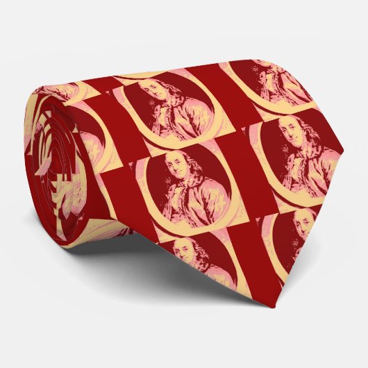 Benjamin Franklin Krawatte (Gerollt)