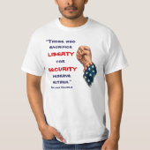 Benjamin Franklin Liberty Shirt (Vorderseite)