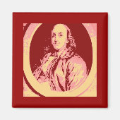 Benjamin Franklin Magnet (Vorne)