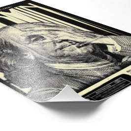 Benjamin Franklin Motivationsposter Fotodruck