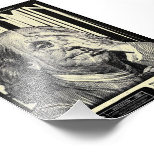 Benjamin Franklin Motivationsposter Fotodruck