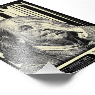 Benjamin Franklin Motivationsposter Fotodruck