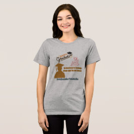 Benjamin Franklin Motto athletik grau Tri-Blend Shirt