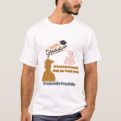 Benjamin Franklin Motto weiß T-Shirt (Vorderseite)