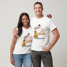 Benjamin Franklin Motto weiß T-Shirt