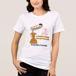 Benjamin Franklin Motto weiß Tri-Blend Shirt