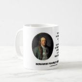 Benjamin Franklin nicht vergessen werden, Kaffeetasse (Vorderseite Links)