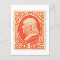 Benjamin Franklin One Cent US Postage Briefmarke