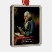 Benjamin Franklin Ornament Aus Metall (Rechts)