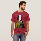Benjamin Franklin Pop Art Style T-Shirt (Vorne ganz)