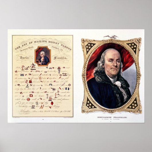 Benjamin Franklin Poster (Vorne)