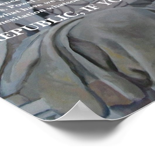 BENJAMIN FRANKLIN POSTER (Ecke)