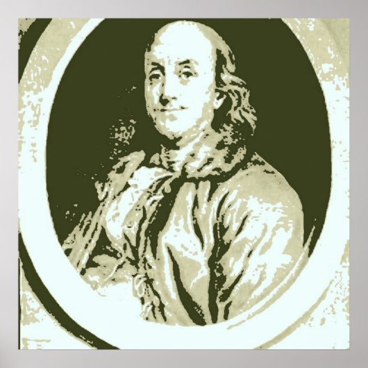 Benjamin Franklin Poster (Vorne)
