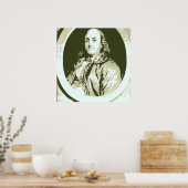 Benjamin Franklin Poster (Küche)