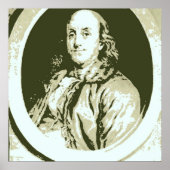 Benjamin Franklin Poster (Vorne)