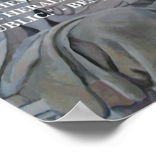 BENJAMIN FRANKLIN - POSTER (Ecke)