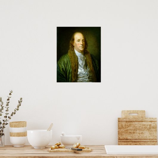 Benjamin Franklin Poster (Küche)