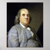 Benjamin Franklin Poster (Vorne)