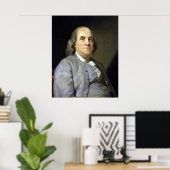 Benjamin Franklin Poster (Heimbüro)