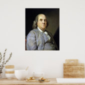 Benjamin Franklin Poster (Küche)