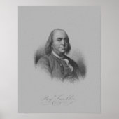 Benjamin Franklin Poster (Vorne)