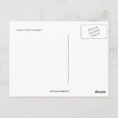 Benjamin Franklin Postkarte (Rückseite)