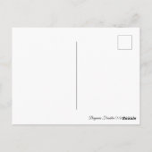 Benjamin Franklin Postkarte (Rückseite)